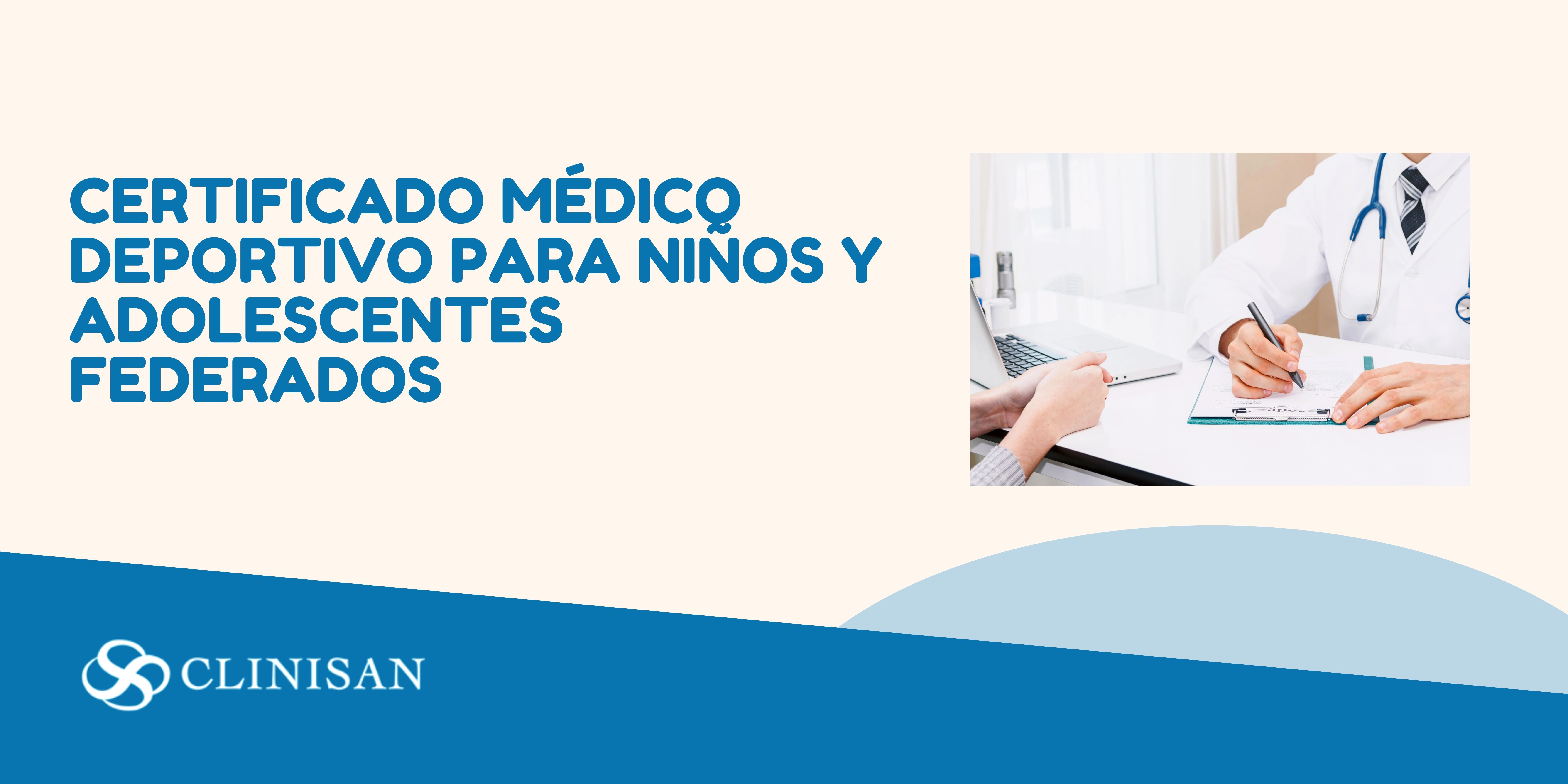 Certificados médicos deportivos niños y adolescentes federados